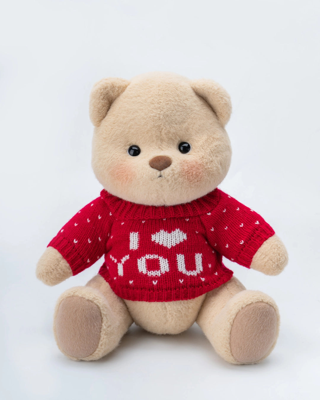 Fuffybear Love Red Sweater-Jointed Bear