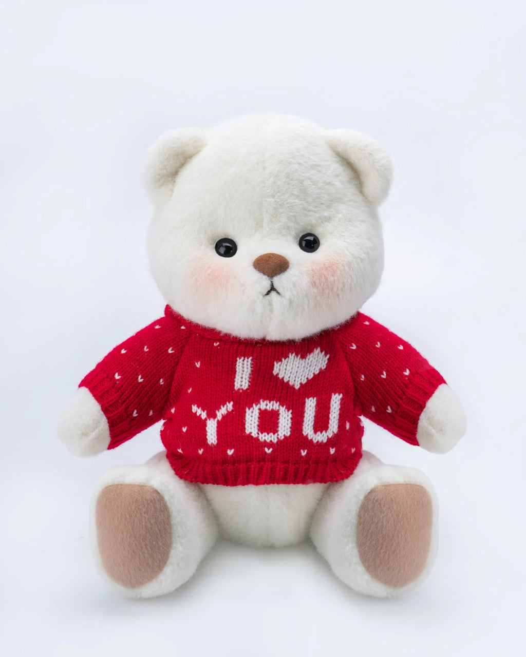 Fuffybear Love Red Sweater-Jointed Bear