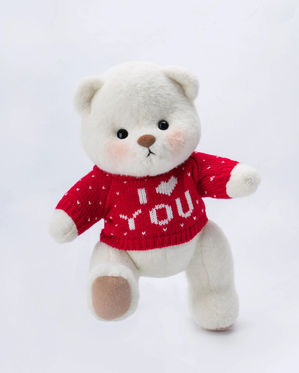 Fuffybear Love Red Sweater-Jointed Bear
