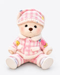 Fuffybear Pink Checkered-Jointed Bear