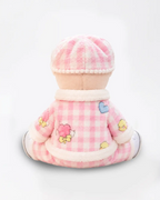 Fuffybear Pink Checkered-Jointed Bear