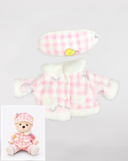 Fuffybear Pink Checkered-Jointed Bear
